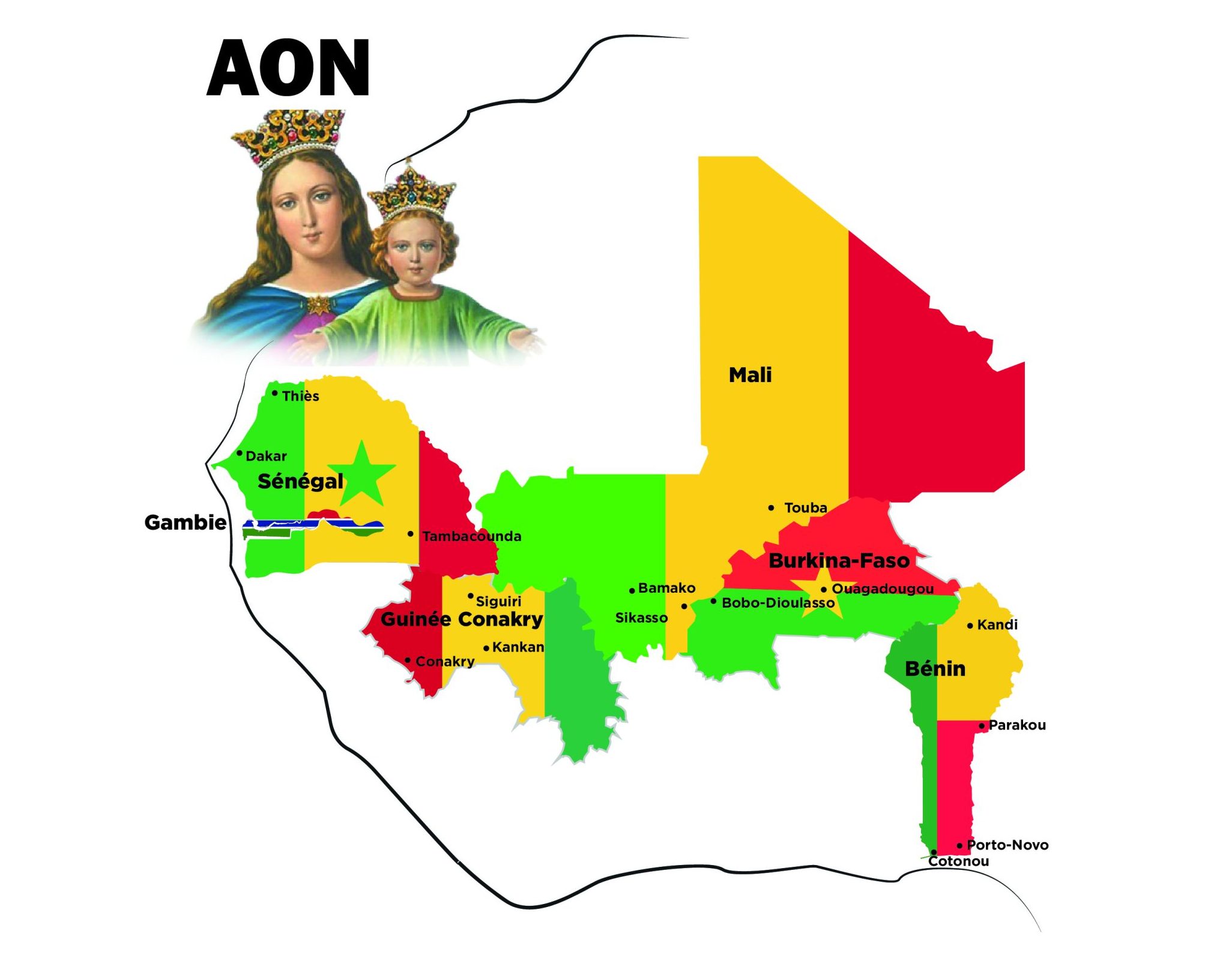 Carte de la Province AON