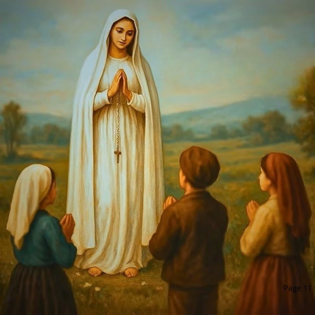 apparitions de Notre-Dame de Fatima aux 3 enfants bergers