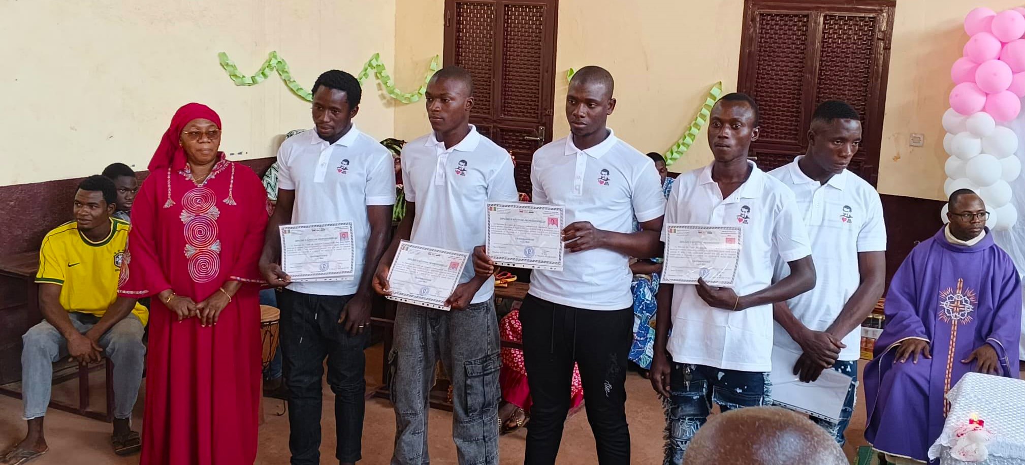 Remise de diplômes au CFP Don Bosco de Siguiri-Province AON