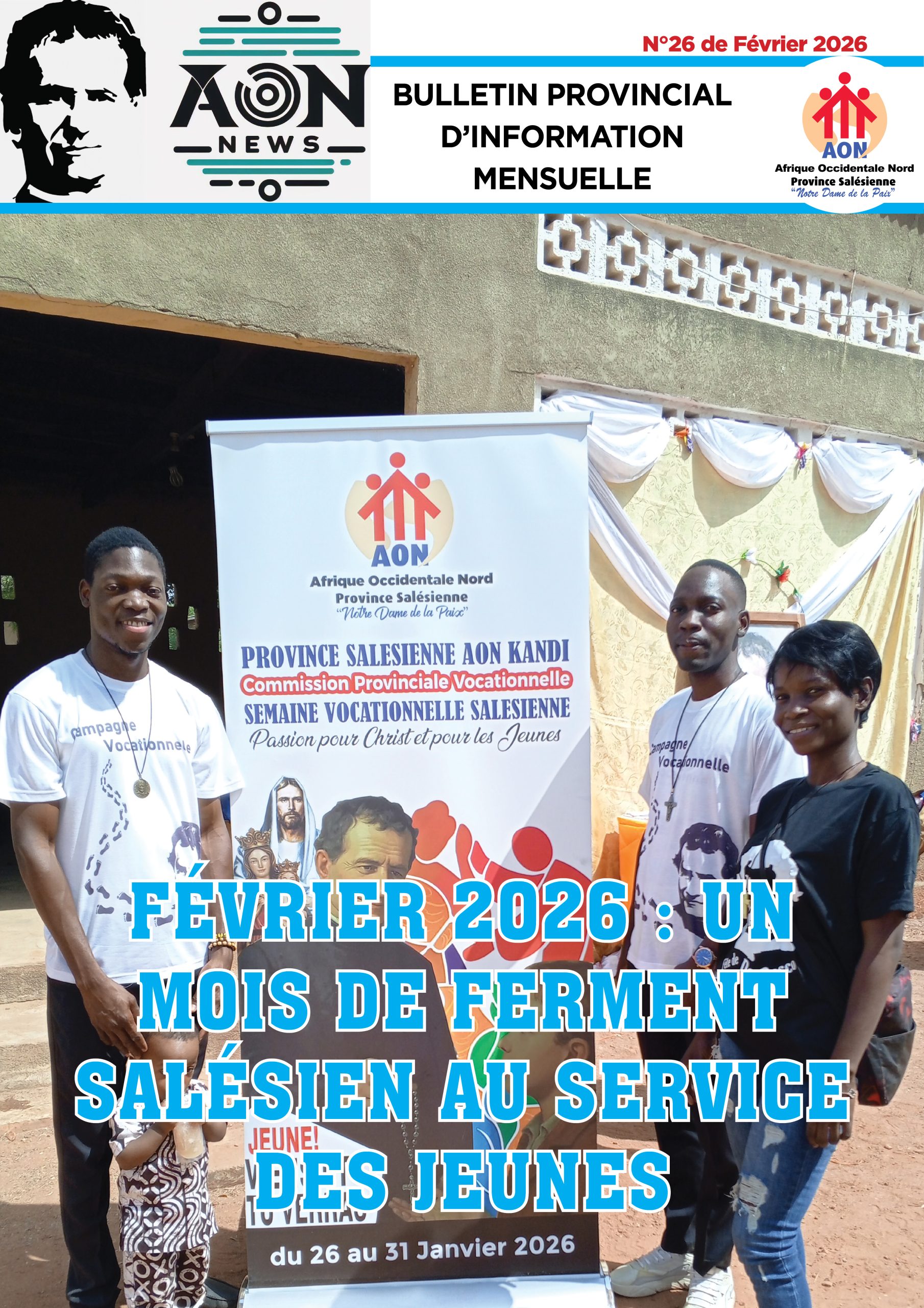 AON News N°26 – Février 2026 : Un mois de ferment salésien au service des jeunes